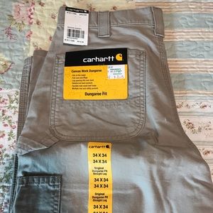 Mens Carhartt carpetenter pants size 34x34
